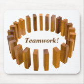 Teamwork-Kreis Mousepad (Vorne)