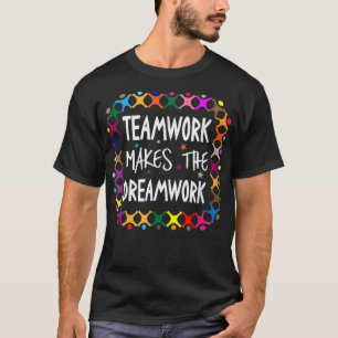 Teamwork macht den Dreamworks Motivierend Sports Q T-Shirt