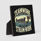 Teamwork macht den Stream funktionieren, Dragon Bo Fotoplatte (Vorderseite)