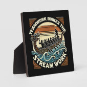 Teamwork macht den Stream funktionieren, Dragon Bo Fotoplatte (Vorderseite)