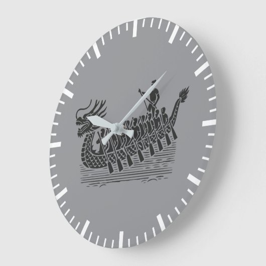 Teamwork macht den Stream funktionieren, Dragon Bo Große Wanduhr (Winkel)