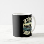 Teamwork macht den Stream funktionieren, Dragon Bo Kaffeetasse (VorderseiteRechts)