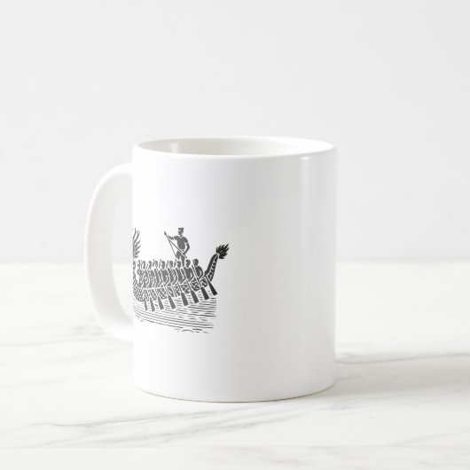 Teamwork macht den Stream funktionieren, Dragon Bo Kaffeetasse (Vorderseite Links)