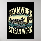 Teamwork macht den Stream funktionieren, Dragon Bo Poster (Vorne)