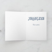 Teamwork macht den Traum zum Erfolg Karte (Innenseite)