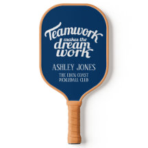 Teamwork macht den Traumclub blauer Grafik