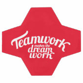 Teamwork macht den Traumtext grafisch Fußball (Flach)