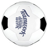 Teamwork macht den Traumtext grafisch Fußball (Gedreht)