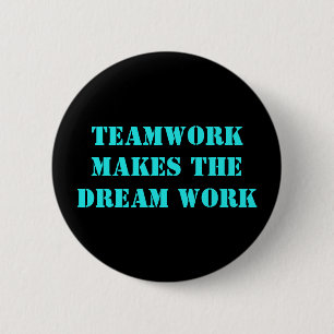Teamwork macht die Traumarbeit! Button