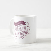 TEAMWORK MACHT DIE TRAUMARBEIT KAFFEETASSE (Vorderseite Links)