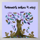 Teamwork macht es einfach poster (Vorne)