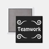 TeamWork-Magnet Magnet (Vorderseite/Rückseite)