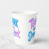 Teamwork makes the Dream Work Pappbecher (Links)