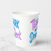 Teamwork makes the Dream Work Pappbecher (Rechts)