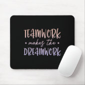 Teamwork Makes The Dreamwork Employee Team Motivat Mousepad (Mit Mouse)