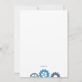 Teamwork Mitarbeiter-Wertungskarte Einladung (Rückseite)