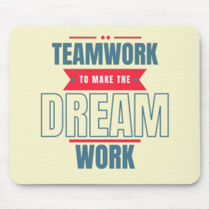 Teamwork-Motivationsbüro-Geschenke Mousepad
