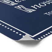 Teamwork Motivierend Acrostic Poster (Ecke)