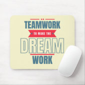 Teamwork Motivierend Büroartikel Mousepad (Mit Mouse)