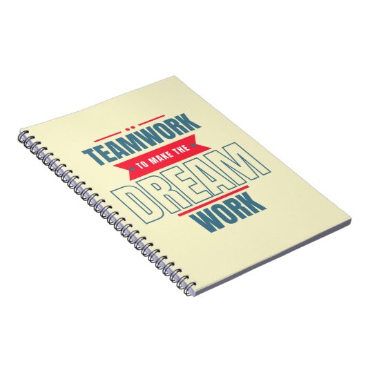 Teamwork Motivierend Büroartikel Notizblock (Rechte Seite)