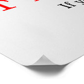 Teamwork Motivierend Inspiration-Quote-Hands Poster (Ecke)