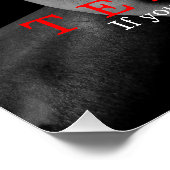 Teamwork Motivierend Inspiration-Quote-Hands Poster (Ecke)