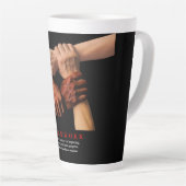 Teamwork Motivierend Inspiration Zitat Milchtasse (Rechte Ecke)