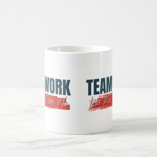 Teamwork Motivierend Mitarbeiter Corporate Gift Kaffeetasse (Mittel)