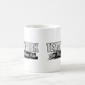 Teamwork Motivierend Mitarbeiterbüro Geschenk Kaffeetasse (Mittel)