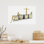 Teamwork Motivierend Poster (Küche)