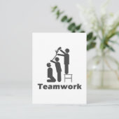 Teamwork - Motivierend Ware Postkarte (Stehend Vorderseite)