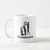 Teamwork - motivierend Waren Kaffeetasse (Links)