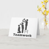 Teamwork - motivierend Waren Karte (Gelbe Blume)