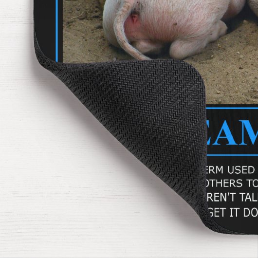 Teamwork mousepad (Ecke)