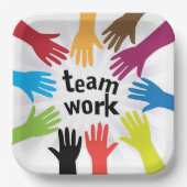 TeamWork Pappteller (Vorderseite)