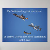 Teamwork Poster (Vorne)