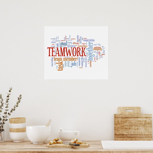 TEAMWORK POSTER (Küche)