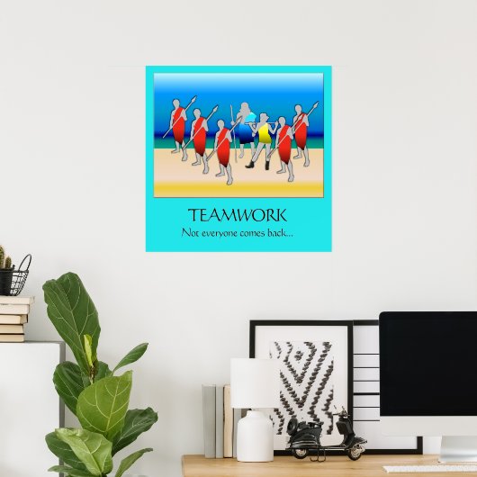 TEAMWORK POSTER (Heimbüro)