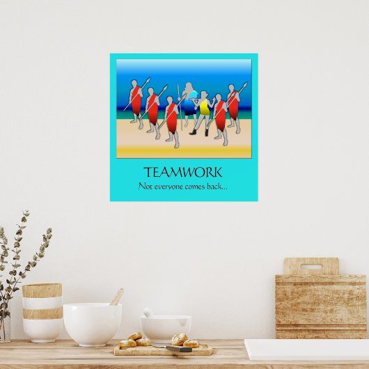 TEAMWORK POSTER (Küche)