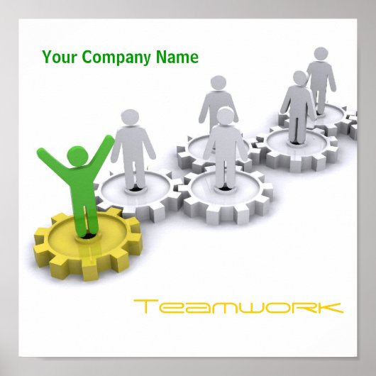 Teamwork Poster (Vorne)