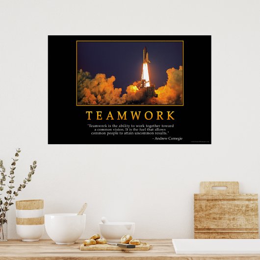 Teamwork Poster (Küche)