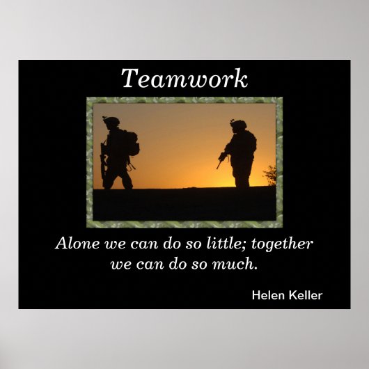 Teamwork Poster 1 (Vorne)