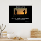 Teamwork Poster 1 (Küche)