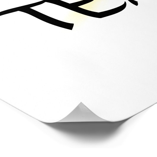 Teamwork-Poster Poster (Ecke)