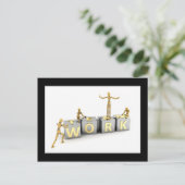 Teamwork - Postkarte (Stehend Vorderseite)