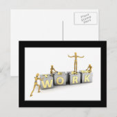 Teamwork - Postkarte (Vorne/Hinten)