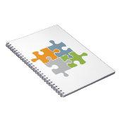Teamwork-Puzzle Notizblock (Rechte Seite)