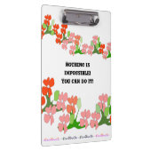 Teamwork Red Blume Clipboard Klemmbrett (Rechts)