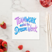 Teamwork Serviette (Beispiel)