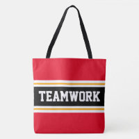 TEAMWORK Sporty Grey Schwarz-weiß Racing Stripes
